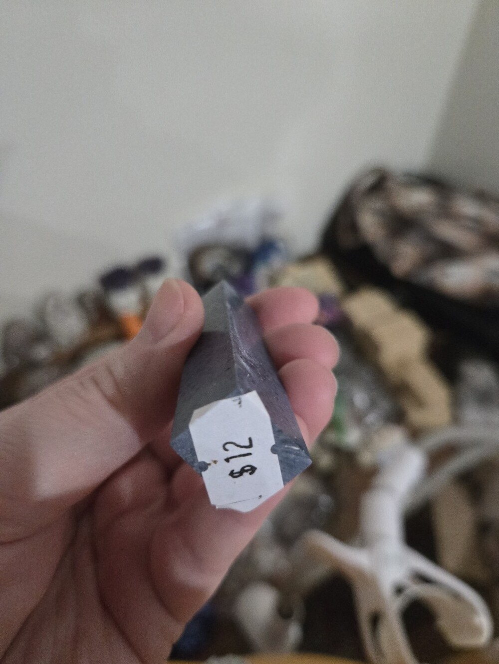 Mini Blue Fossilized Coral Tower From Florida - Picture 3 of 4
